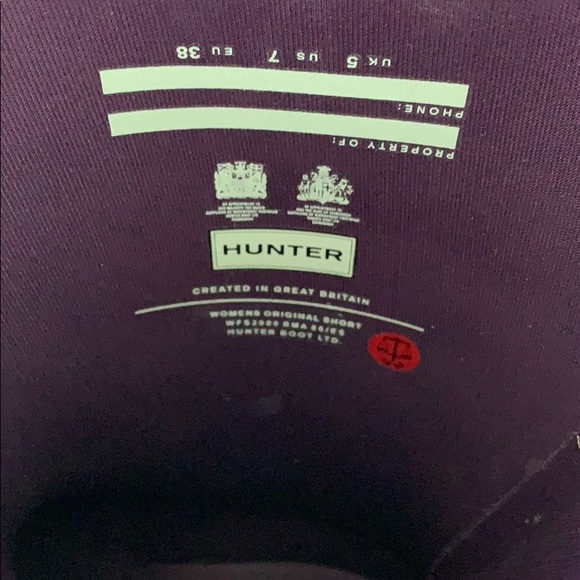 Brand new Hunter original short matte rain boots - Picture 6 of 8